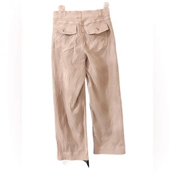 SPANX Twill Cropped Wide Leg Pant, Size S - Picture 3 of 9